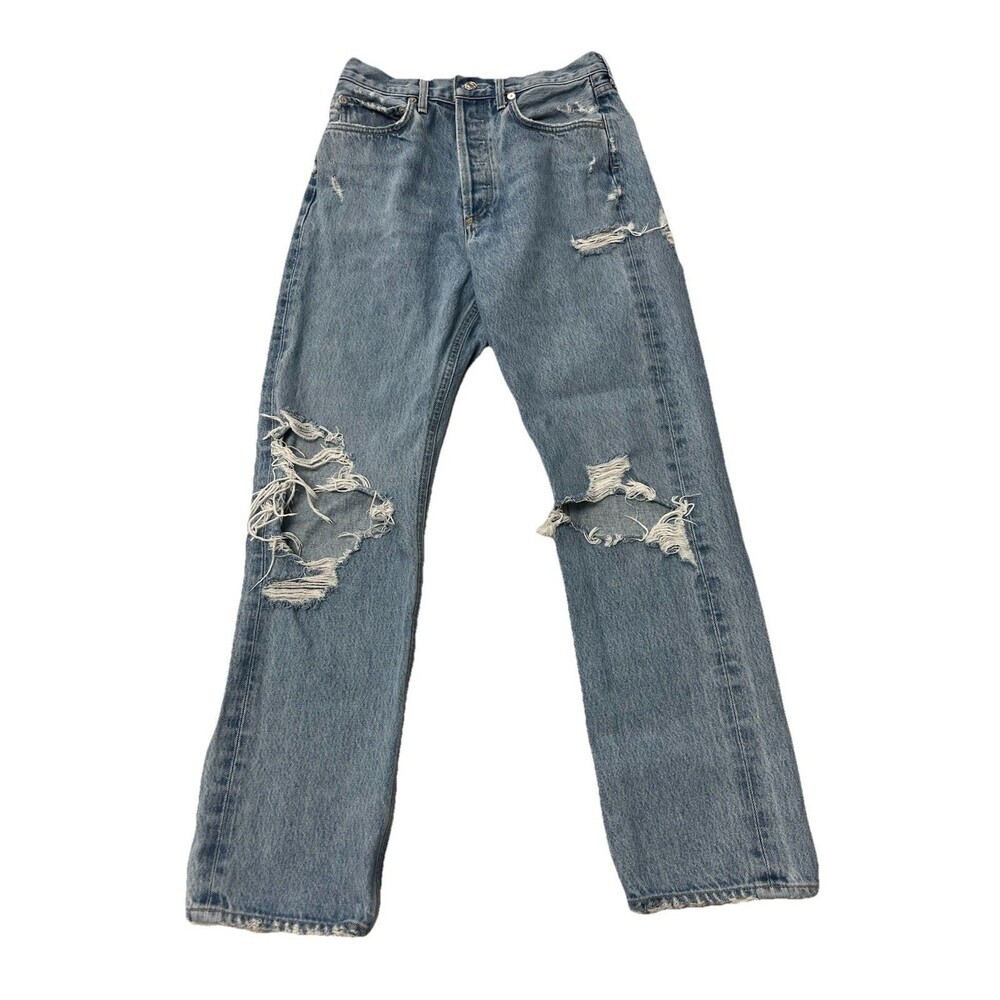 Agolde 90s Jeans in Fall Out Distressed Mid Rise Loose Fit A069C811 Size 26